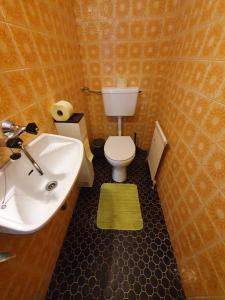 Koupelna v ubytování Haus Schattau