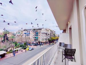 A balcony or terrace at WSD Muse Apartment Hotel