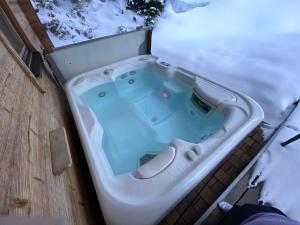 Chalet Sodamin Alpin mit Wellness during the winter