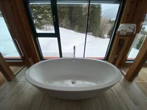 Chalet Sodamin Alpin mit Wellness during the winter