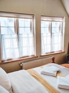 Postel nebo postele na pokoji v ubytování Kupfernams
