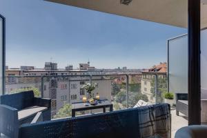 Balkón alebo terasa v ubytovaní JT's Apartments Korunní str.
