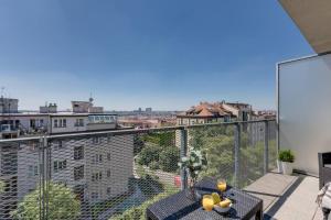 Balkón alebo terasa v ubytovaní JT's Apartments Korunní str.