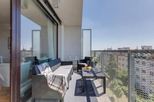 Balkón alebo terasa v ubytovaní JT's Apartments Korunní str.