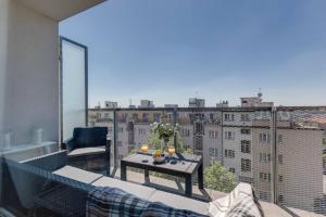 Balkón alebo terasa v ubytovaní JT's Apartments Korunní str.