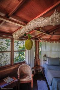 Cama ou camas em um quarto em Lendas do Capão Pousada