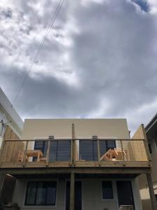 Balkón nebo terasa v ubytování De View