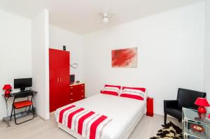 Posteľ alebo postele v izbe v ubytovaní Apartment Caceris
