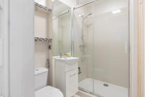 Kúpeľňa v ubytovaní Rondo ONZ Business Apartment