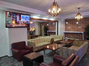 
The lounge or bar area at Hotel Lido
