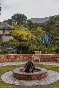 Um jardim em Lendas do Capão Pousada