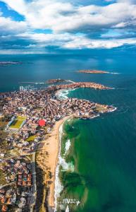 En generel havudsigt eller havudsigten taget fra lejligheden