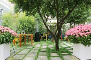 Zahrada ubytování B&B Palazzo Sambiasi