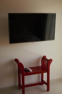 TV a/nebo společenská místnost v ubytování Dorrego ll