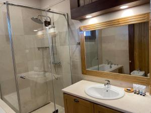 Villa Tama Pirin Golf and Spa tesisinde bir banyo