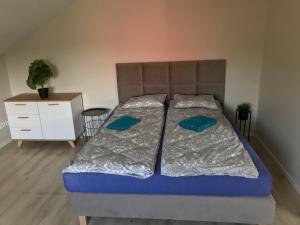 Ein Bett oder Betten in einem Zimmer der Unterkunft APARTAMENTY MONTANIA WISŁA
