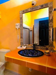 A bathroom at Catrina & Diego