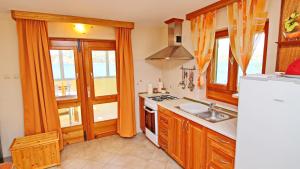 Kuchyňa alebo kuchynka v ubytovaní Vacation House Katica + 15 fotografií