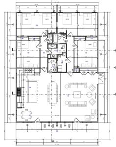 a floor plan of a house at Lewis & Clark Resort in Yankton