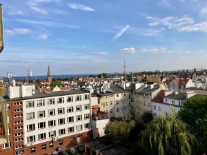 Widok na miasto Sopot z tego apartamentu