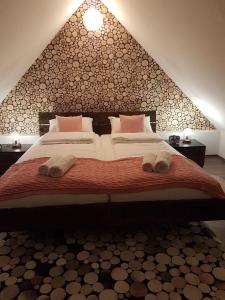 Postel nebo postele na pokoji v ubytování Romantic Apartments Sweet Baci