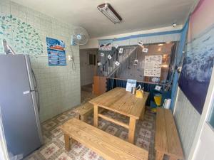 Kuhinja ili čajna kuhinja u objektu Danke Hostel