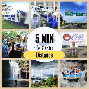 a collage of photos of different things to do at Hilltop Hotel Tanjung Malim in Tanjung Malim