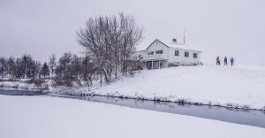 Myvo The House Geiteyjarströnd 4 under vintern