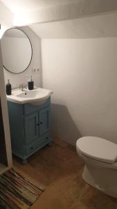 Koupelna v ubytování La Casita de Guille