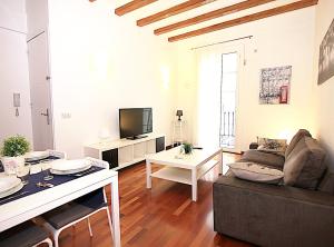 Χώρος καθιστικού στο MUNTANYA - Apartment with balcony Sagrada Familia