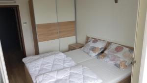 Lova arba lovos apgyvendinimo įstaigoje Cadet Apartman with lake view