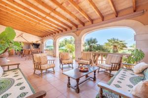 A seating area at Finca Sa Real by Mallorca House Rent