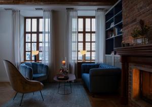 Posezení v ubytování Leopolis Hotel