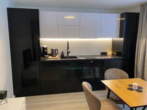 Köök või kööginurk majutusasutuses Suuremõisa Holiday Apartment with Sauna