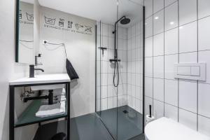 Koupelna v ubytování Gooiland Hotel