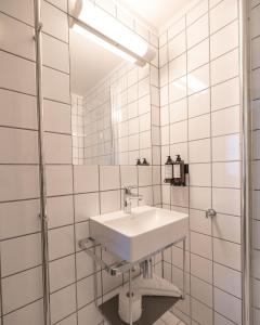 Et badeværelse på Danebu Kongsgaard - Boutique Hotel