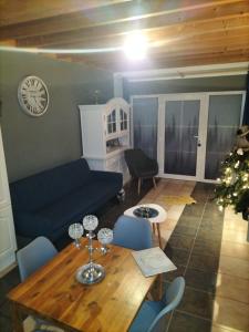 Istumisnurk majutusasutuses Gîte du Cheval Blanc à Houmont