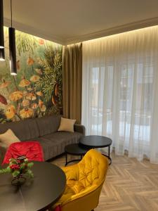 Posezení v ubytování Apartament Sweet Dream Longinówka