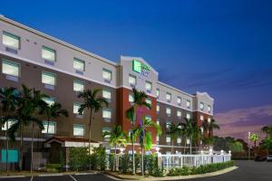 a rendering of the front of a hotel at Holiday Inn Express & Suites Pembroke Pines-Sheridan St, an IHG Hotel in Pembroke Pines