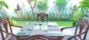 A garden outside Griya Asih