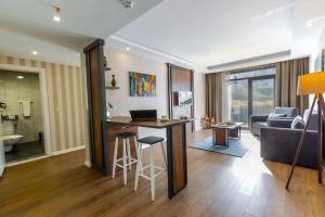 Posezení v ubytování Misal Hotel Trabzon
