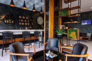 Lounge nebo bar v ubytování Misal Hotel Trabzon