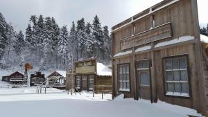 Specious Apartment Manitu in forest countryside v zime