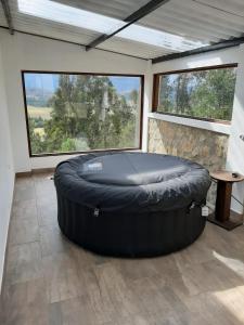 Glamping NIDO VERDE的休息区