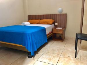 En eller flere senge i et værelse på Luz de Aurora HOTEL