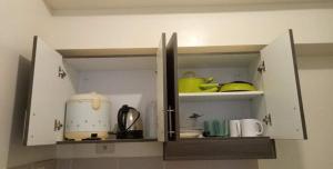 Dapur atau dapur kecil di Tagaytay-Cityland Prime-good for 6pax
