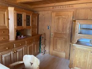 Köök või kööginurk majutusasutuses Appartement Birkheim