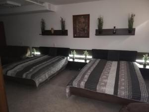 Posteľ alebo postele v izbe v ubytovaní Budapest Wigwam 140 m2