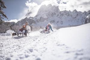 Alpenwellnesshotel St. Veit during the winter