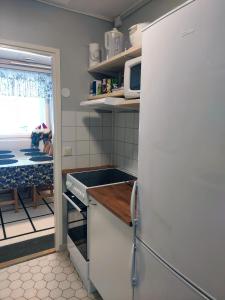 Kuchyň nebo kuchyňský kout v ubytování Guest House Vanttaus